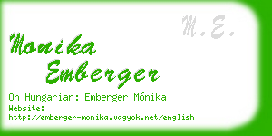 monika emberger business card